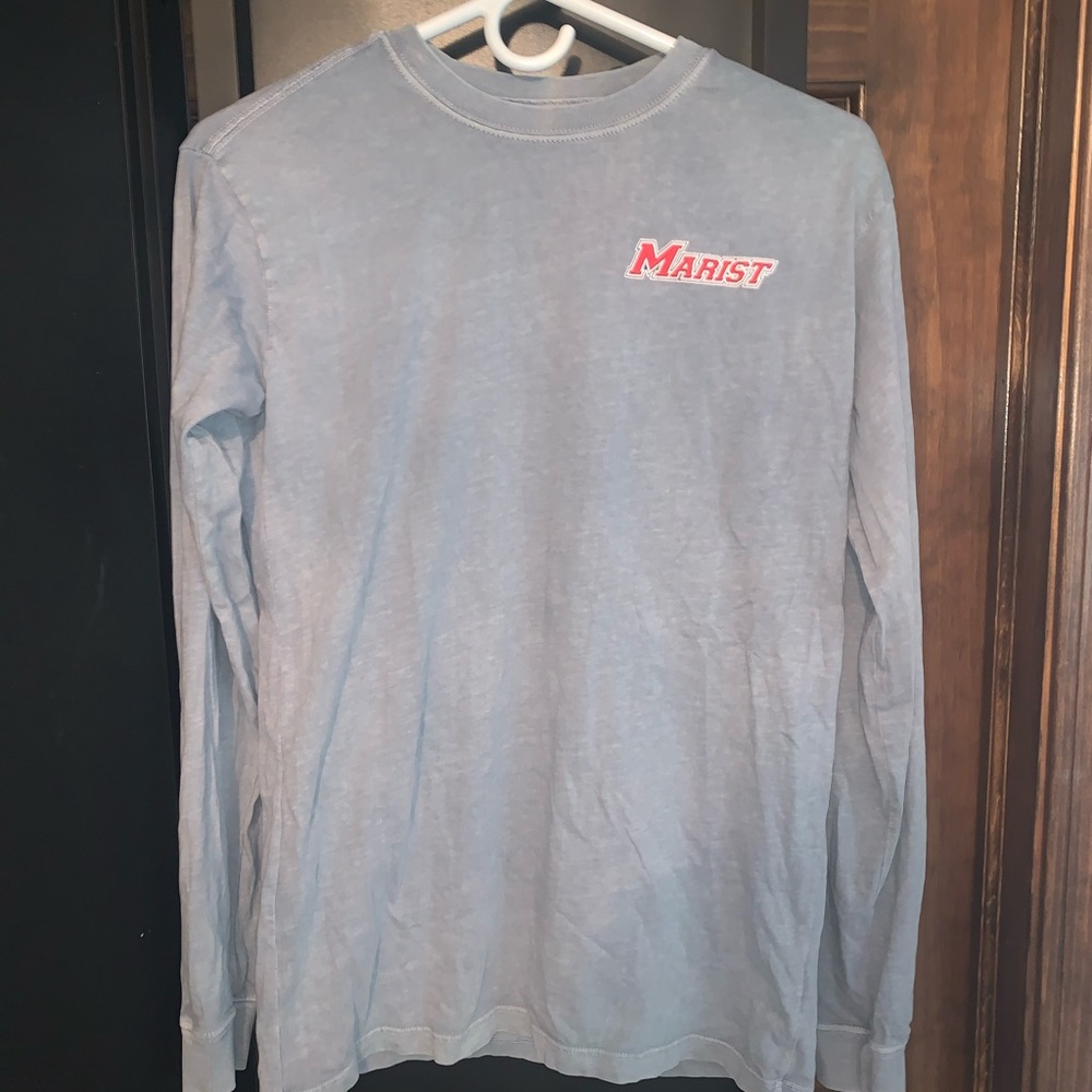 washed grey marist college long sleeve